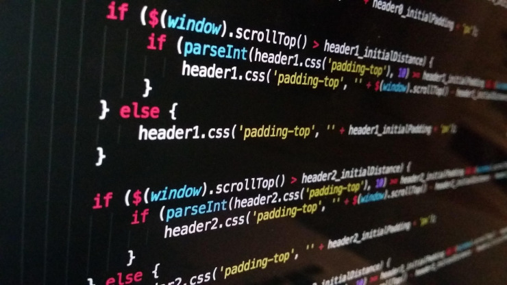 developer code dark purple